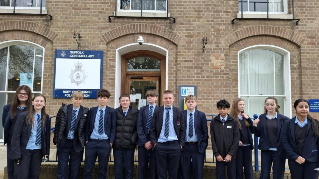 Newmarket Academy Students at Suffolk Constabulary