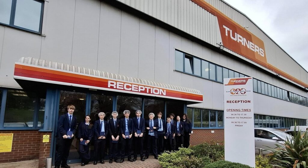 Newmarket Academy Students at Turners of Soham