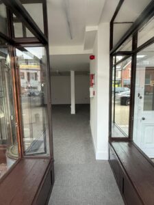 Interior of pop-up shop newmarket 2