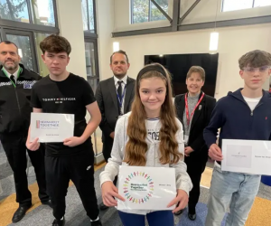 Newmarket Together - winning presentation at Newmarket Academy