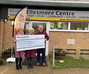 Ellesmere Centre Stetchworth receives donation from Newmarket Charitable Foundation